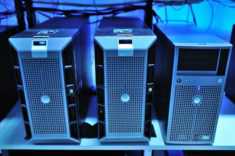 Are You Overpaying for Web Hosting? Here's How to Fix It with InterServer - Close-up view of modern rack-mounted server units