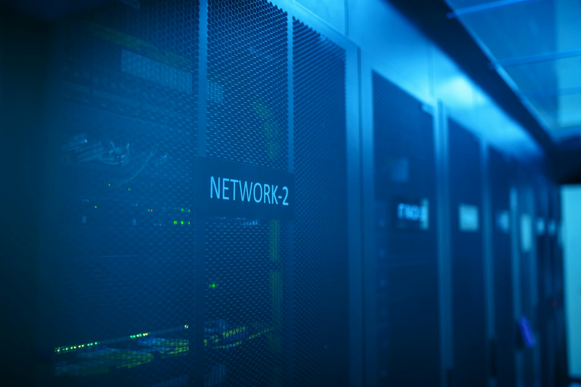 InterServer VPS Hosting: The Developer's Choice for Power, Flexibility and Control - A modern server room featuring network e